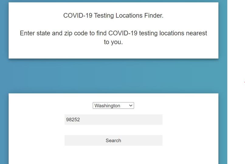 COVID-Testing-Locations – screenshot 1