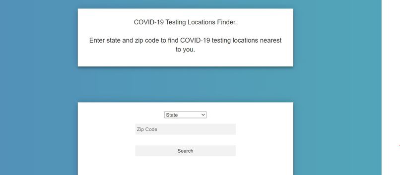 COVID-Testing-Locations – screenshot 2