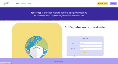 footsteps – screenshot 2