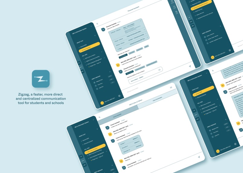 Zigzag, Communication Tool for Remote Learning – screenshot 1