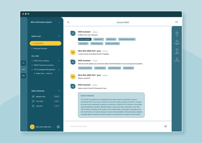 Zigzag, Communication Tool for Remote Learning – screenshot 3