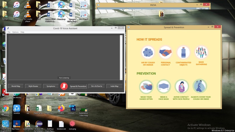 Covid-19 Voice Assistant System – screenshot 6