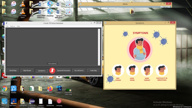 Covid-19 Voice Assistant System – screenshot 7