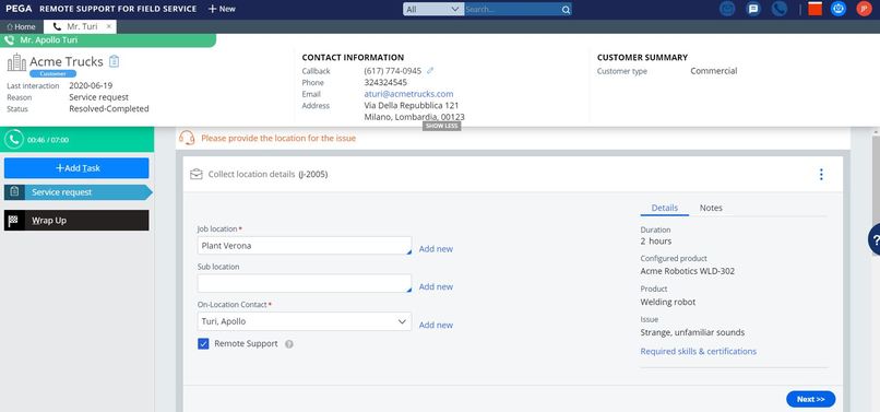 Remote Support for Pega Field Service – screenshot 2