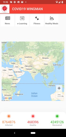 Covid19 Wingman – screenshot 1