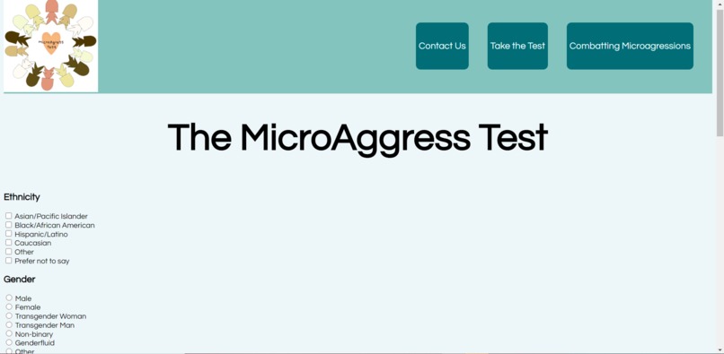 The MicroAgress Test – screenshot 3