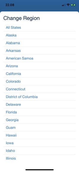 COVID-19 US – screenshot 3