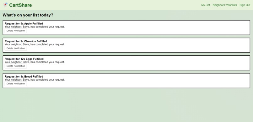 CartShare – screenshot 4