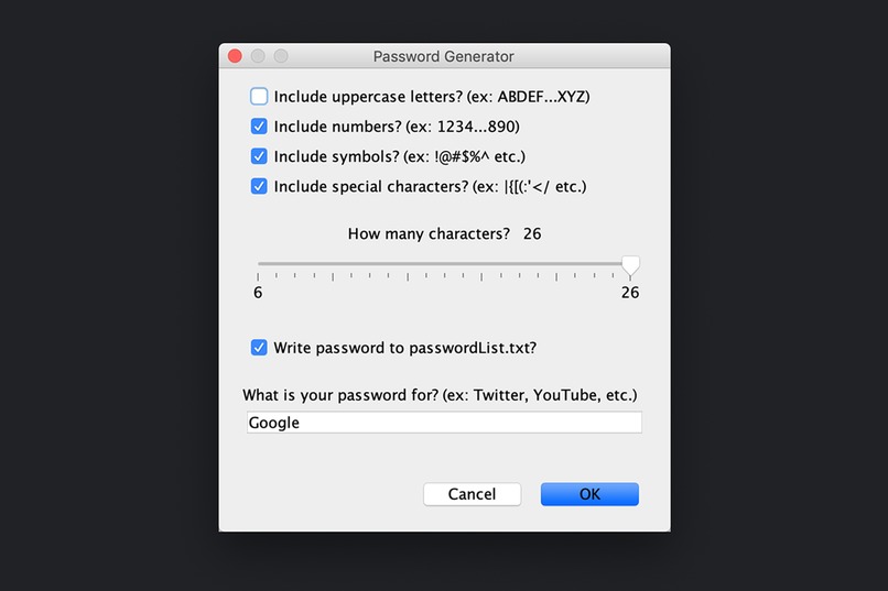 Password Generator – screenshot 1