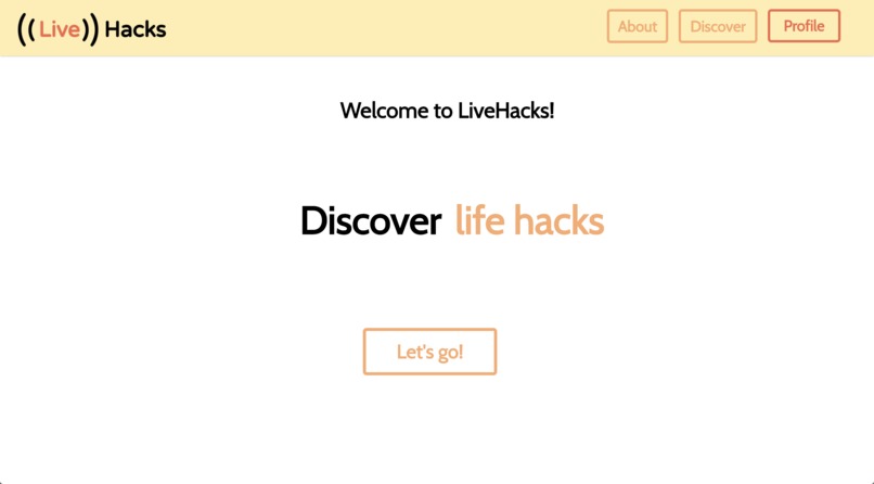 LiveHacks – screenshot 1