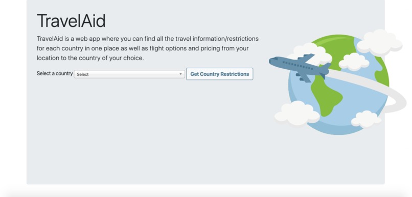 TravelAid – screenshot 1