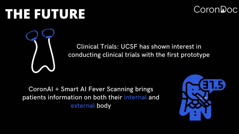 Best Undergraduate Hack - Machine Learning - CoronDoc – screenshot 4