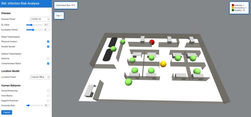 IRA: Infection Risk Analysis – screenshot 1
