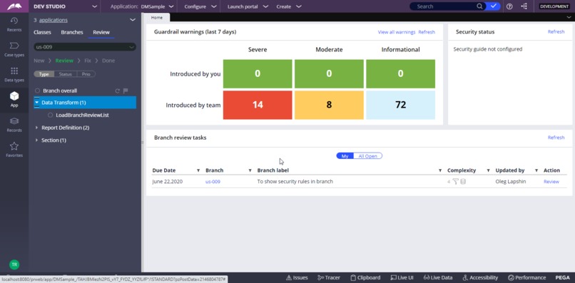 Pega Peer Review Component – screenshot 2