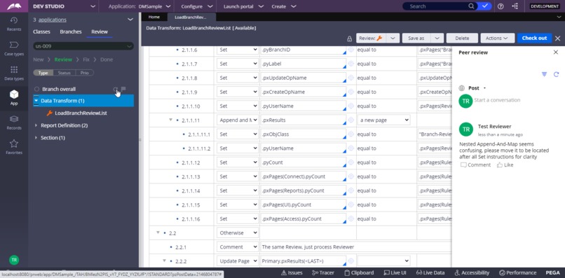 Pega Peer Review Component – screenshot 5
