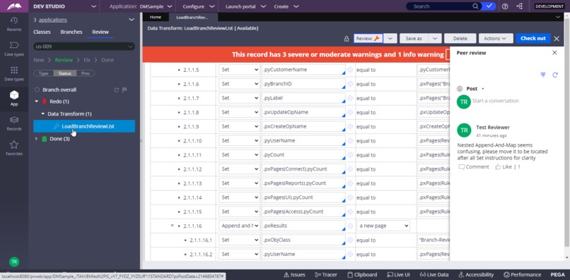 Pega Peer Review Component – screenshot 7