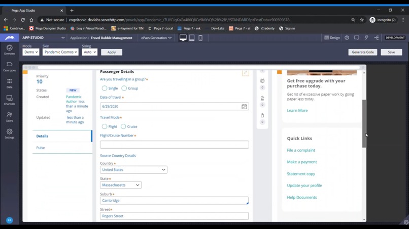 Cognitonic Travel Bubble Management System – screenshot 2