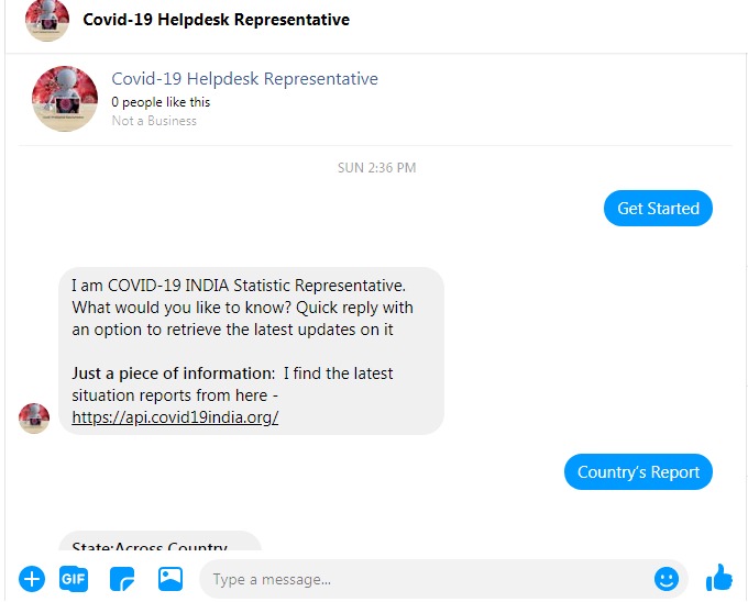 COVID-19 INDIA Helpdesk Representative – screenshot 2