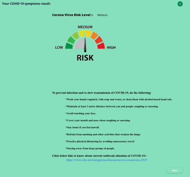 COVID-19 Self Checker – screenshot 6