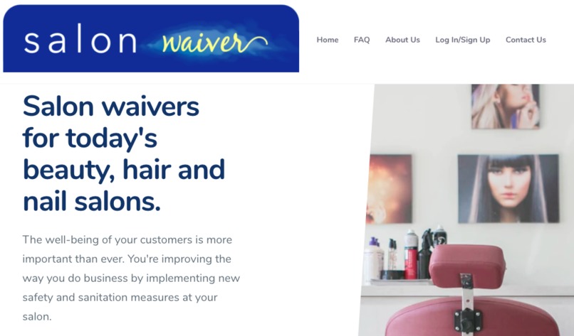 SalonWaiver.com – screenshot 1