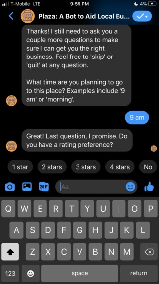 Plaza - Your Local Business Recommender – screenshot 2