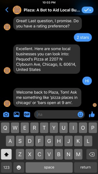 Plaza - Your Local Business Recommender – screenshot 3