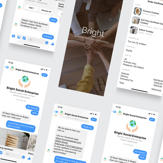 Bright: Social Enterprise Commerce Bot – screenshot 1