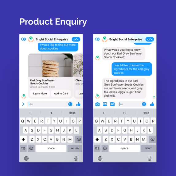 Bright: Social Enterprise Commerce Bot – screenshot 4
