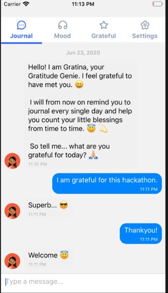 Gratitude Genie – screenshot 3