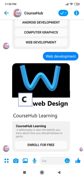  CourseHub: Online Courses With Certificates Bot – screenshot 4