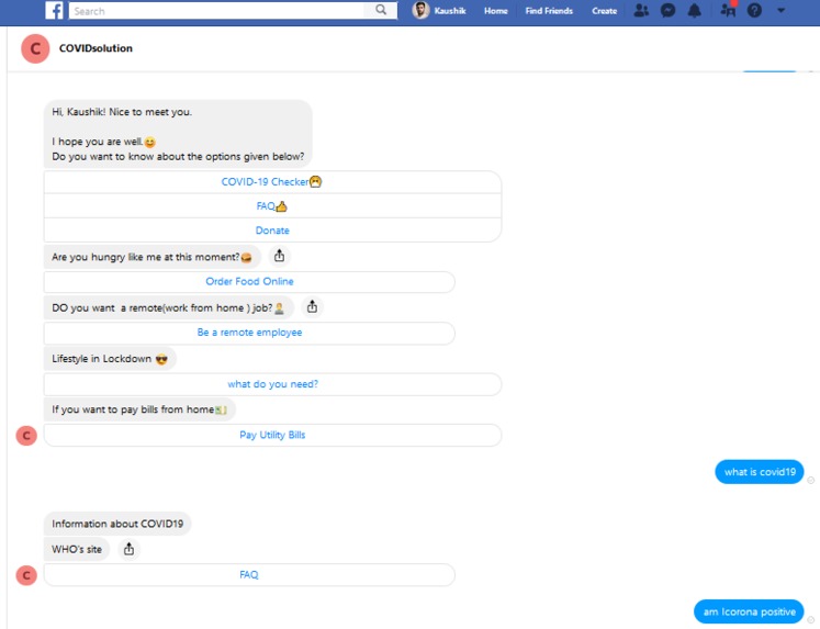 COVIDsolution – screenshot 1