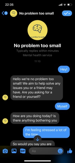 No problem too small – screenshot 1