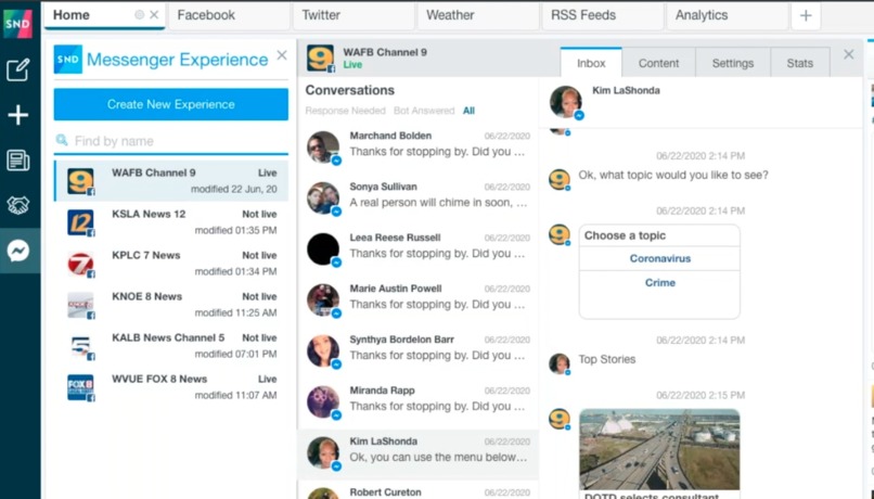 Facebook Messenger for Local News with Private Replies – screenshot 1