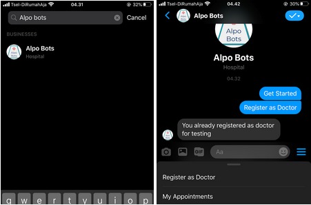 Alpo Bots - a chatbot for patients and doctors – screenshot 5