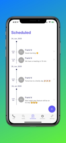 Moment Messenger  – screenshot 4
