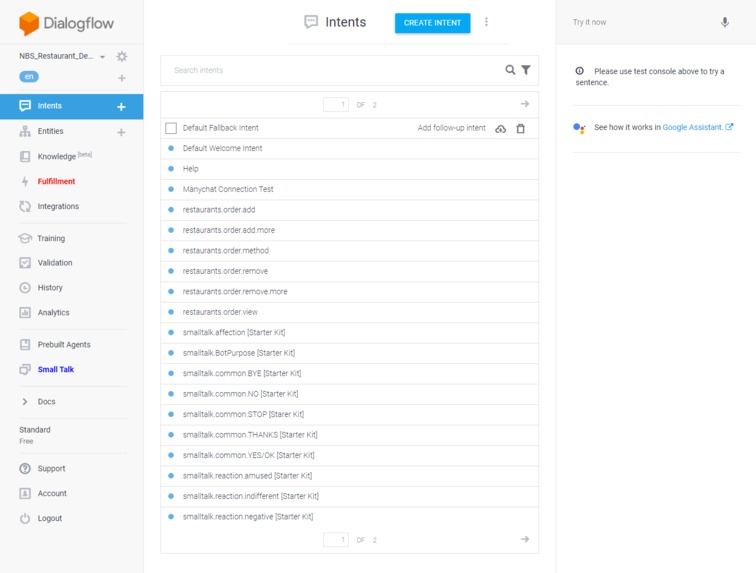 Restaurant bot – screenshot 5