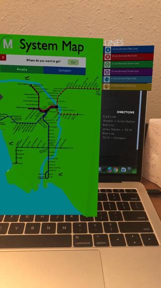 Metro AR – screenshot 2
