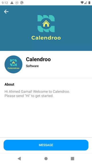 Calendroo Messenger Bot – screenshot 1