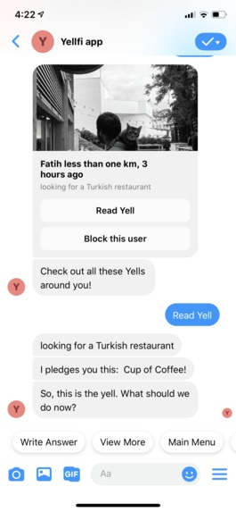 Yellfi – screenshot 3
