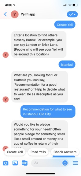 Yellfi – screenshot 1