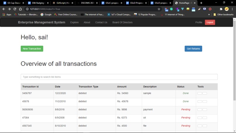 Enterprise Management System(EMS) – screenshot 9
