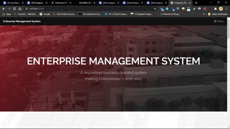 Enterprise Management System(EMS) – screenshot 1