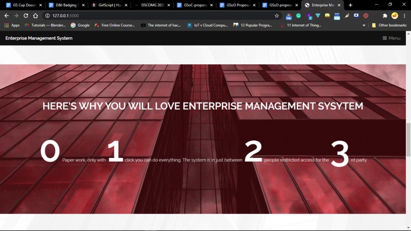 Enterprise Management System(EMS) – screenshot 2