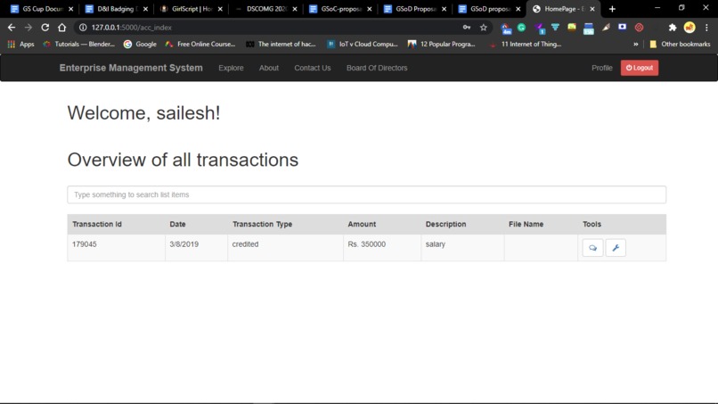 Enterprise Management System(EMS) – screenshot 11