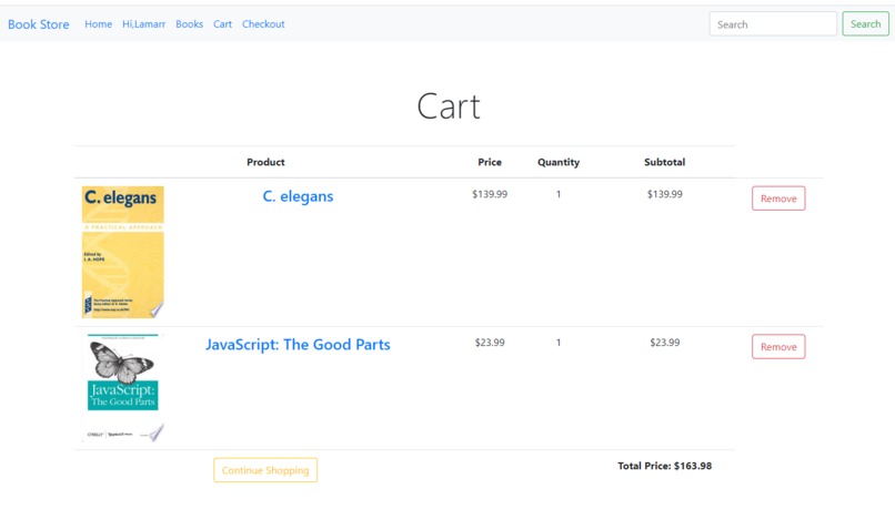 Online-book-store – screenshot 2