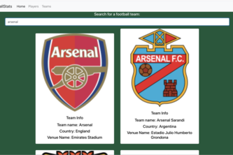 Soccer player search