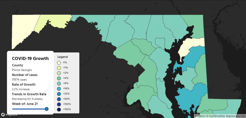 Maryland Coronavirus Monitor – screenshot 3