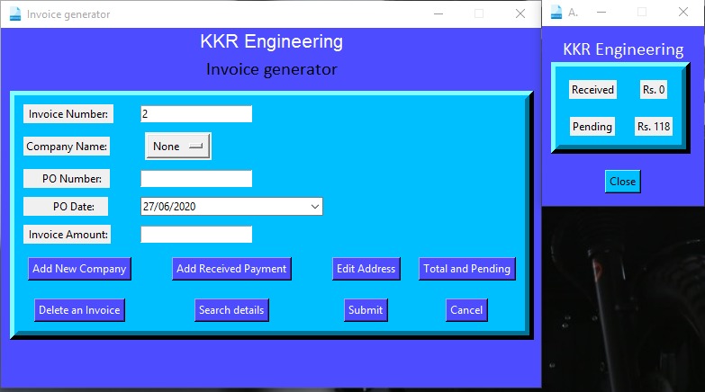 Advanced invoice generator – screenshot 5