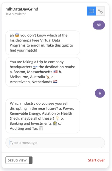 Data Lit Bot – screenshot 1