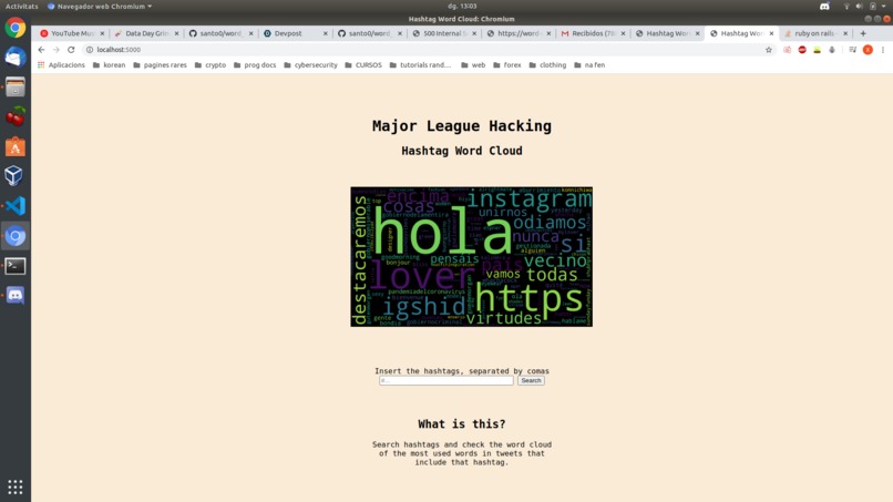 Word Cloud From Hashtag – screenshot 1